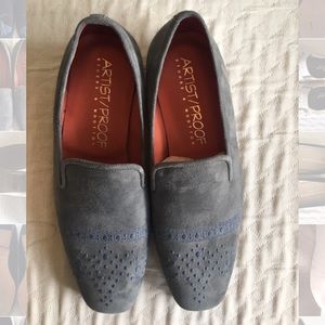 Artist Proof Stubbs and Wooten suede men's loafers